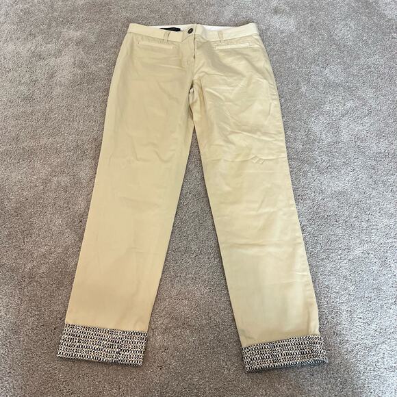 Brooks Brothers Women's Natalie Fit Light Cream Trouser Size 4‎ - Picture 2 of 11
